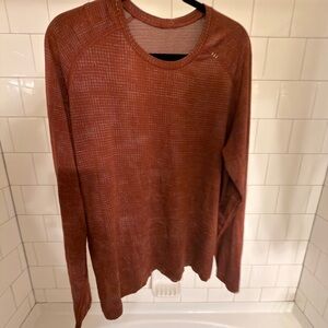 lululemon athletica Long Sleeve Tee - Rust Brown